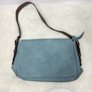 Jane Medium by Joy Susan Blue Brown‎ Shoulder Bag